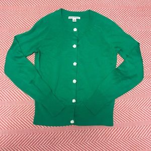 Banana Republic Kelly Green Cardigan